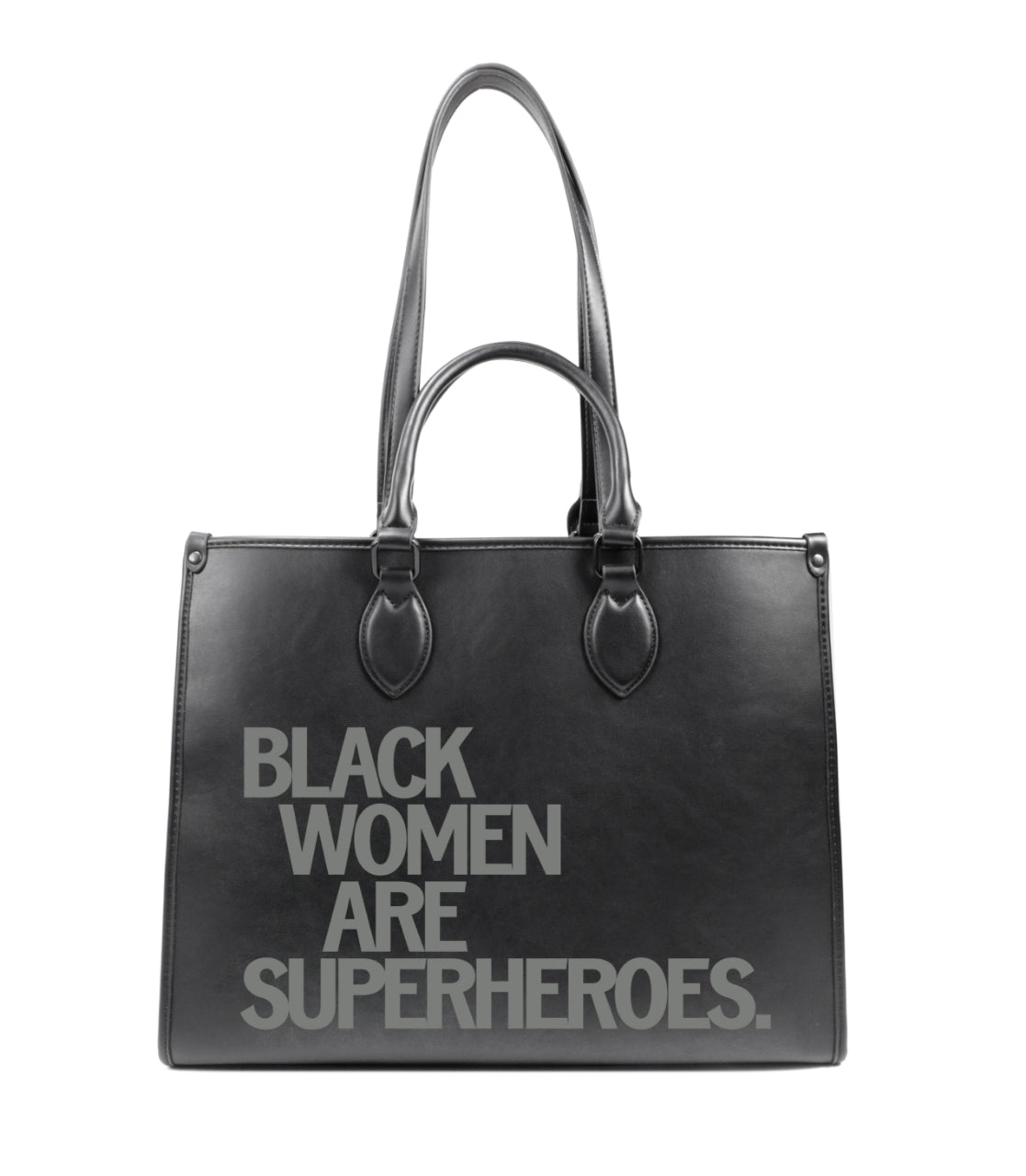 Black Women Are Superheroes Printed Tote