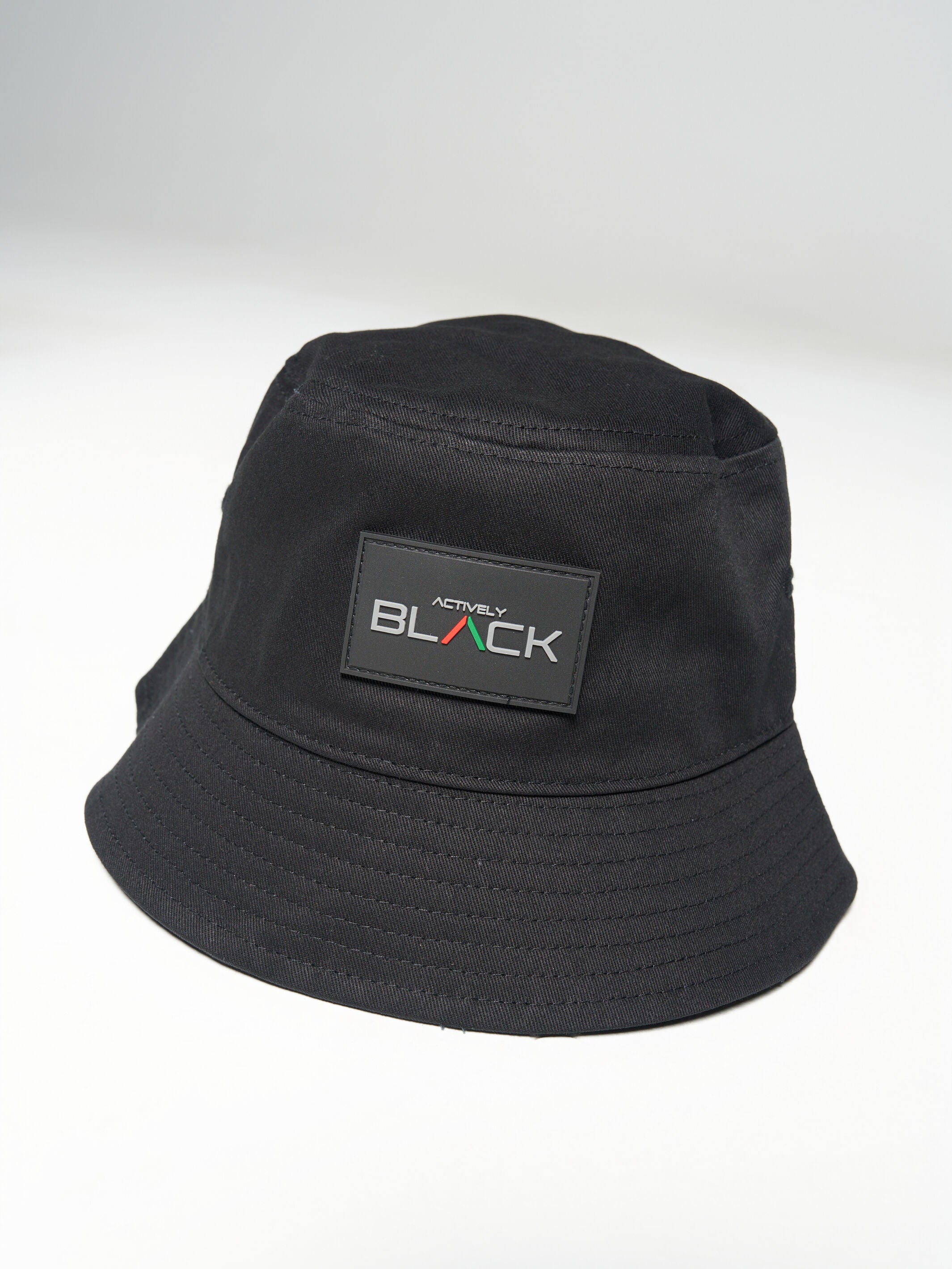 Actively Black Logo Bucket Hat
