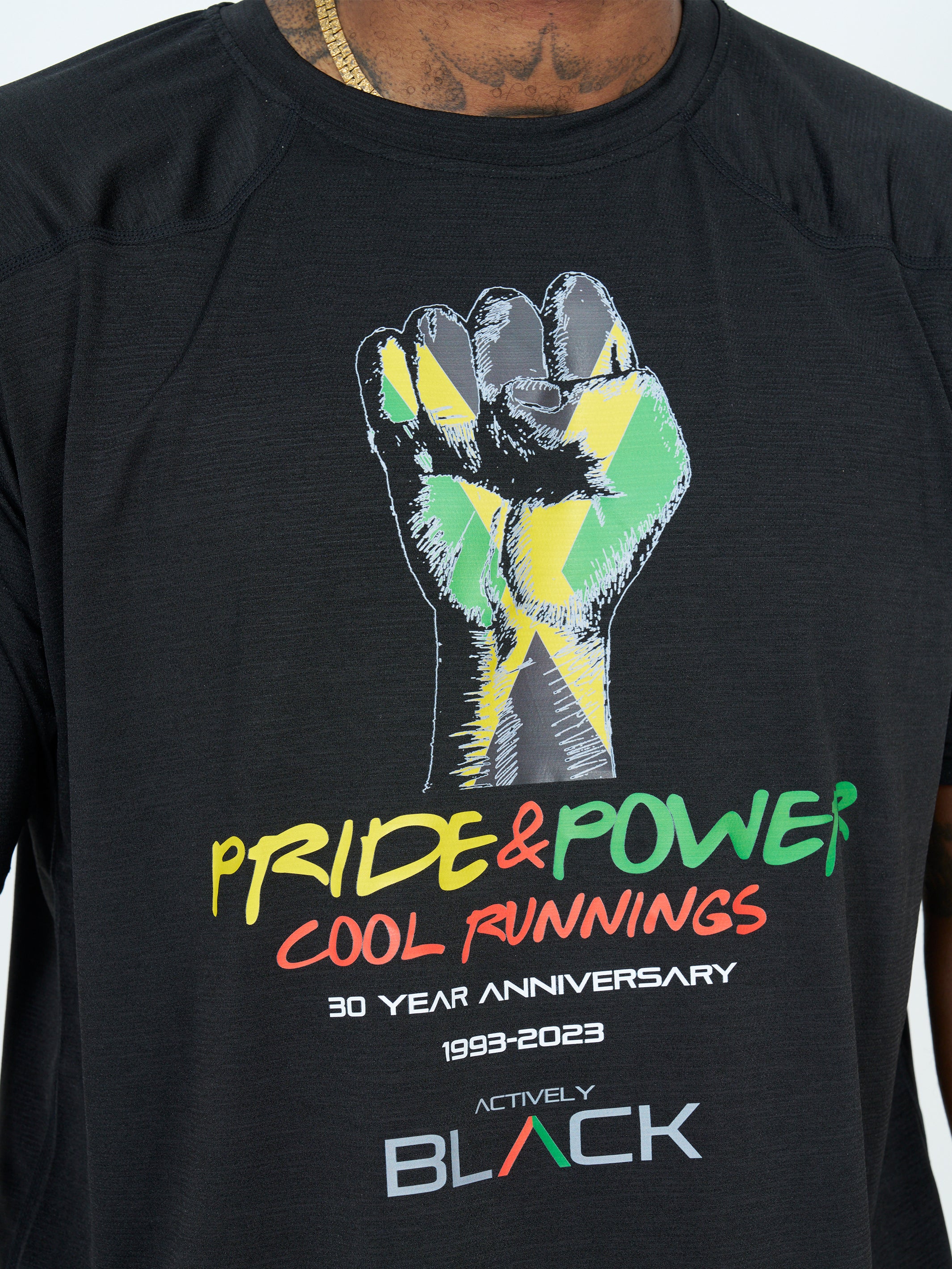 Actively Black Pride & Power Performance Shirt