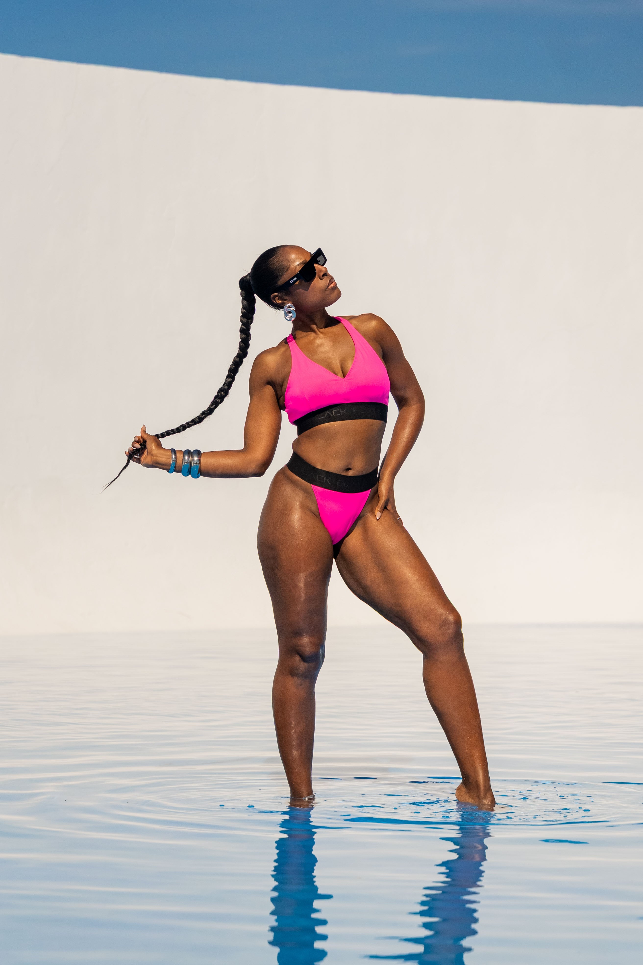 Black Band Swim Top | Black-Owned Swimwear