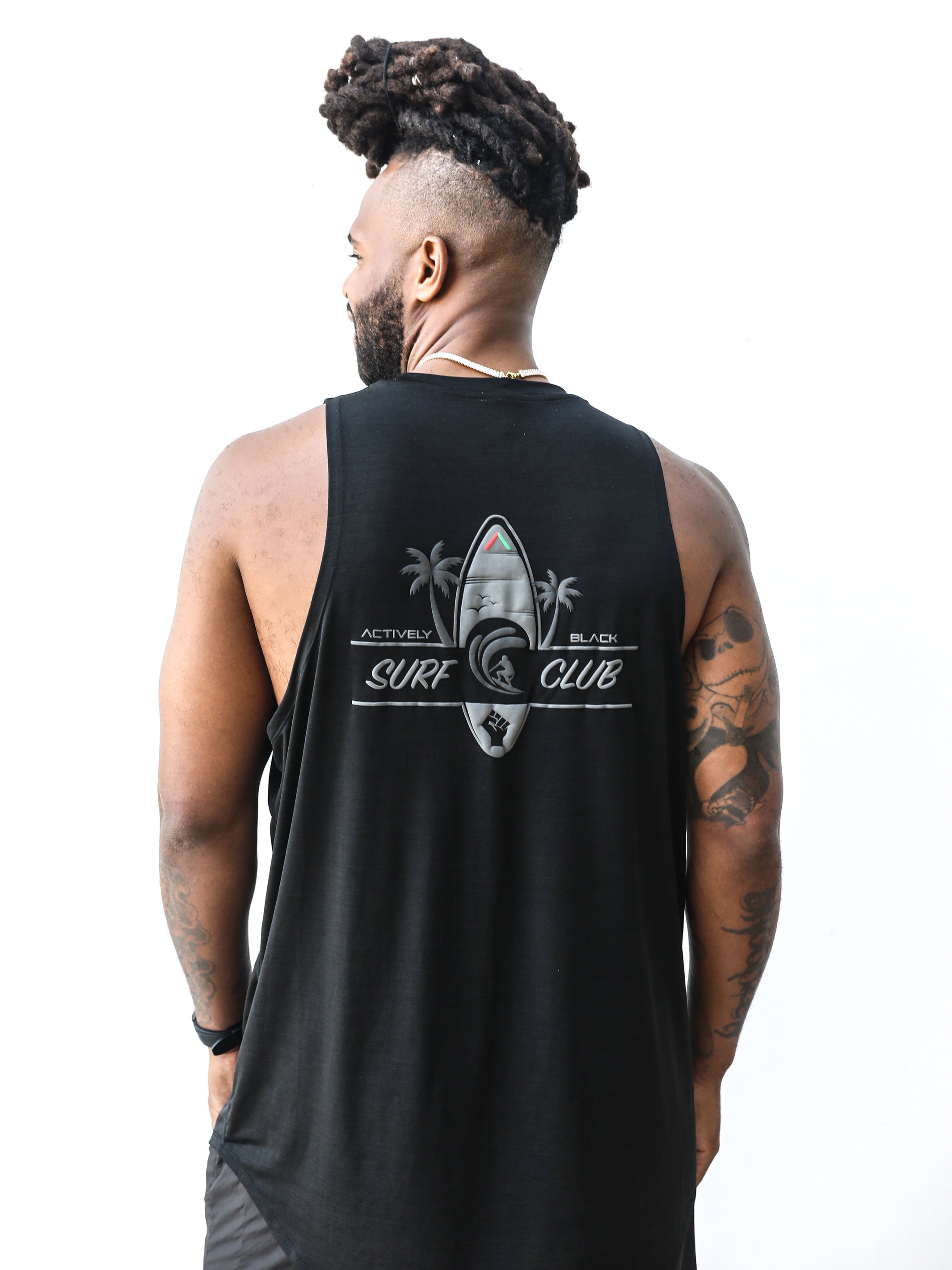 Actively Black Surf Club Tank