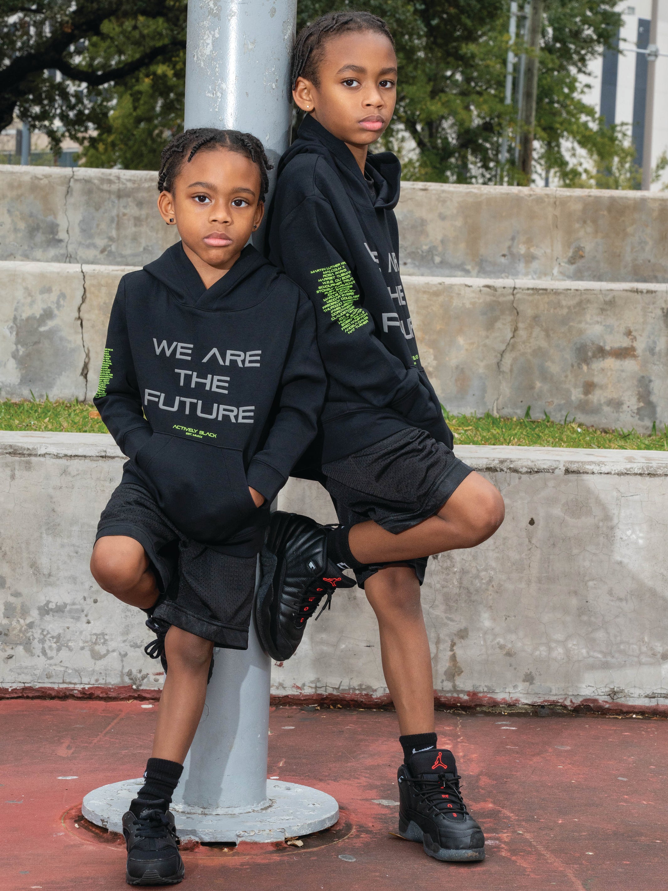 Kids We Are The Future Performance Tech Hoodie