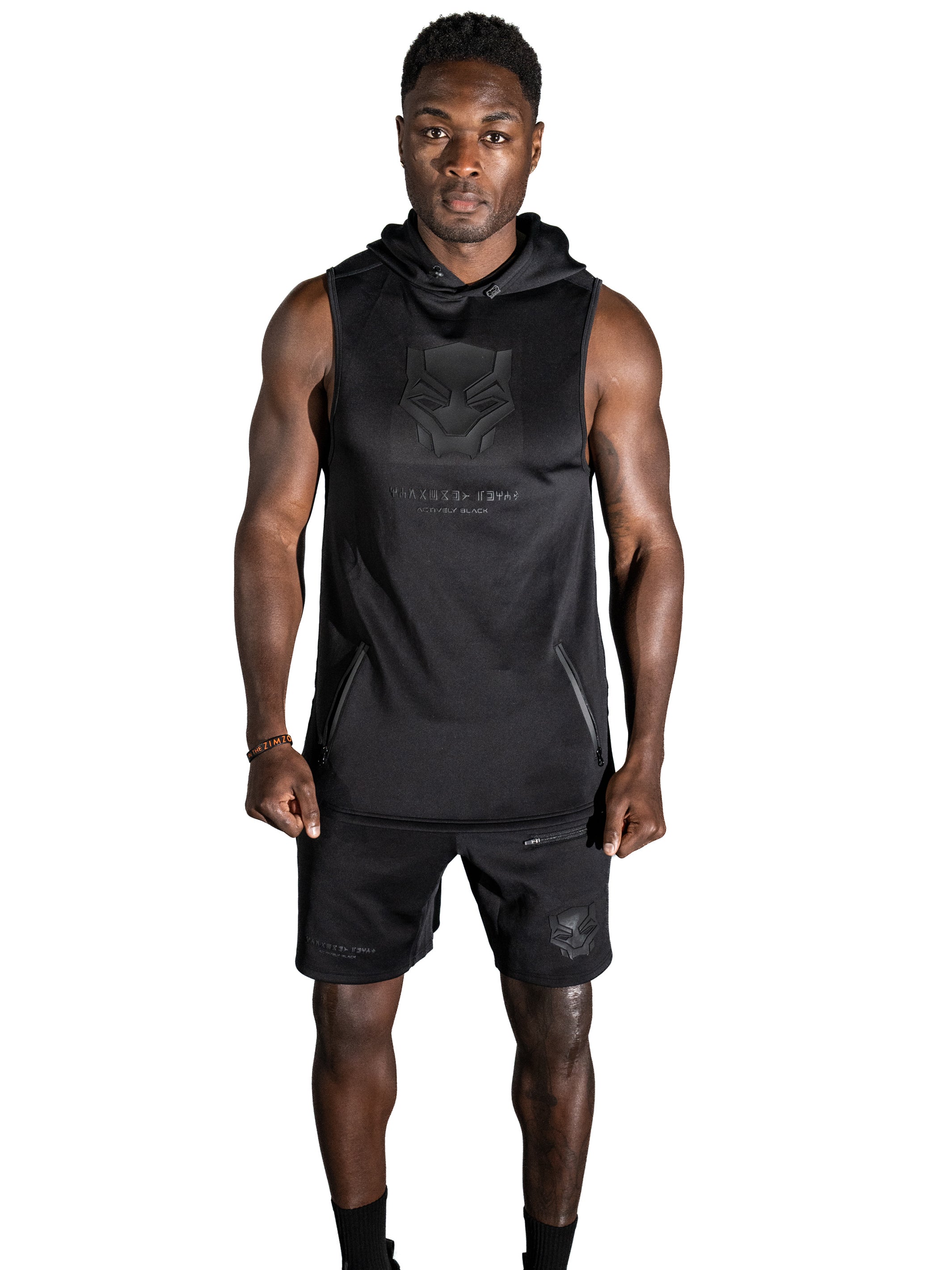 Men's Wakanda Athletics Panther Sleeveless Hoodie
