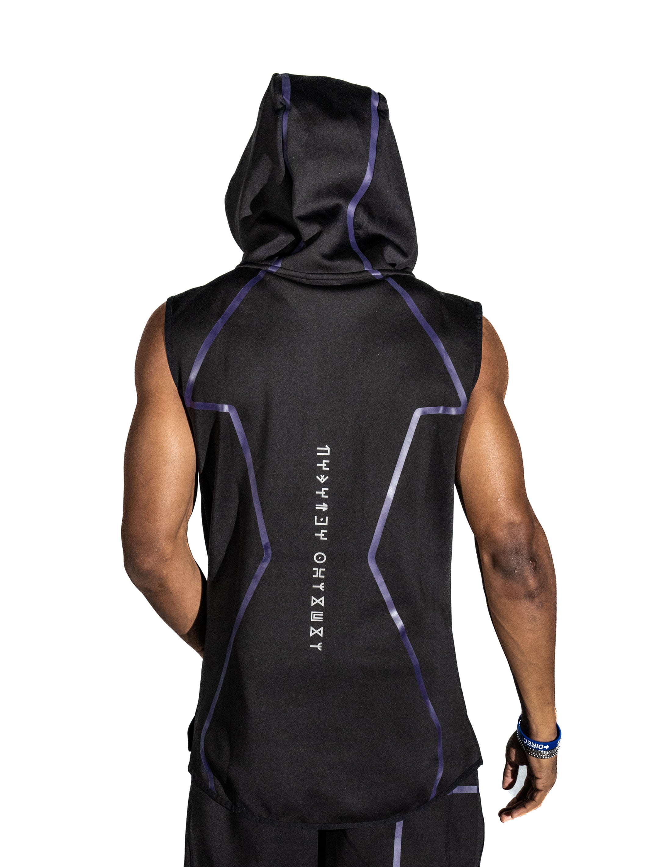 Men's Wakanda Athletics Vibranium Sleeveless Hoodie