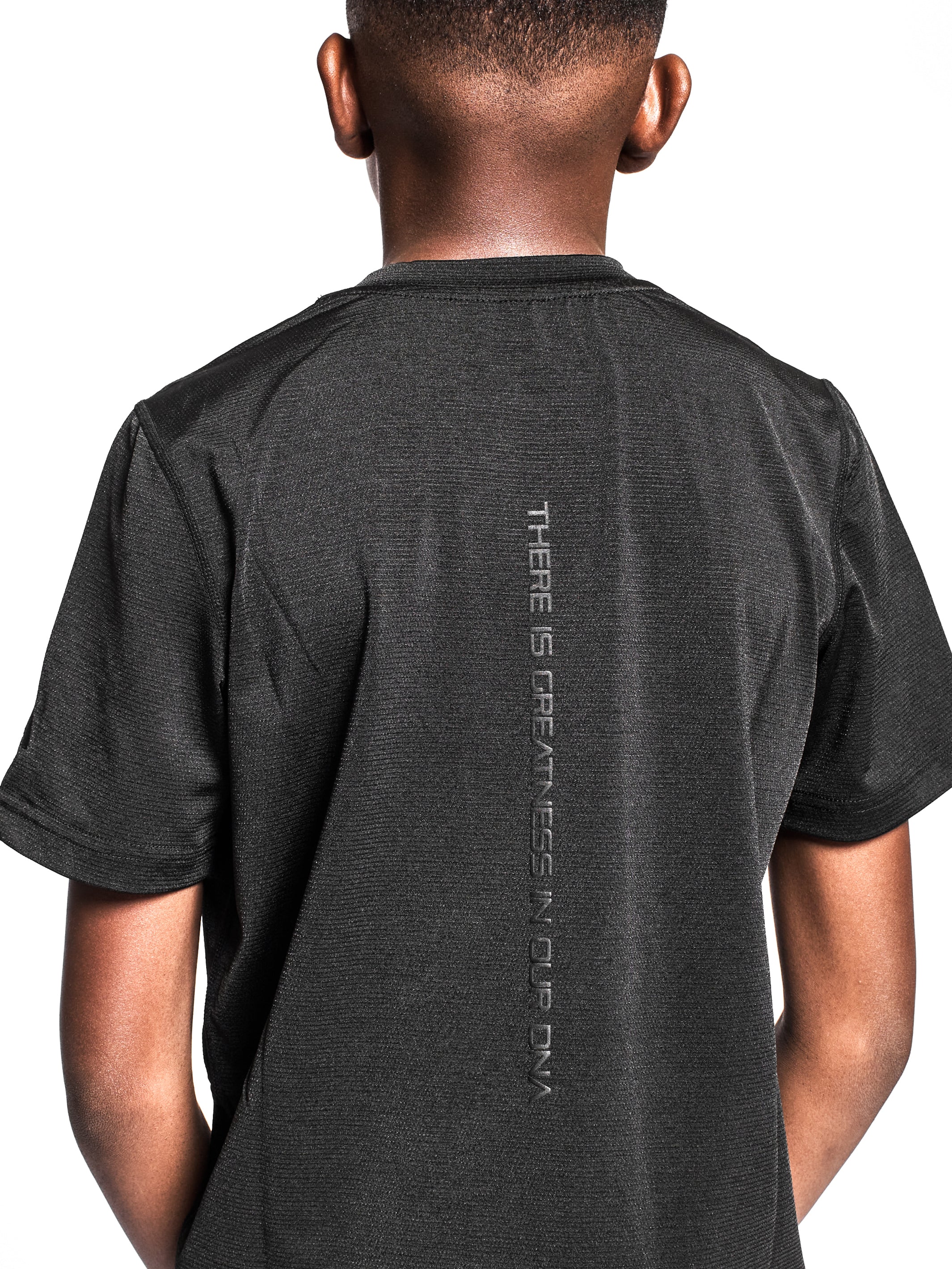 Youth Actively Black Stealth Performance Shirt