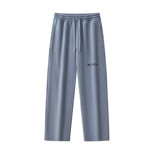 Actively Black Logo Vintage Washed Fleece Sweatpants