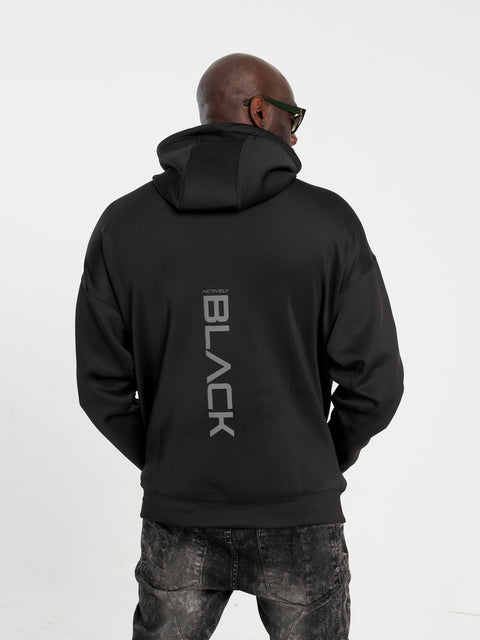 Unisex Actively Black 365 Performance Hoodie