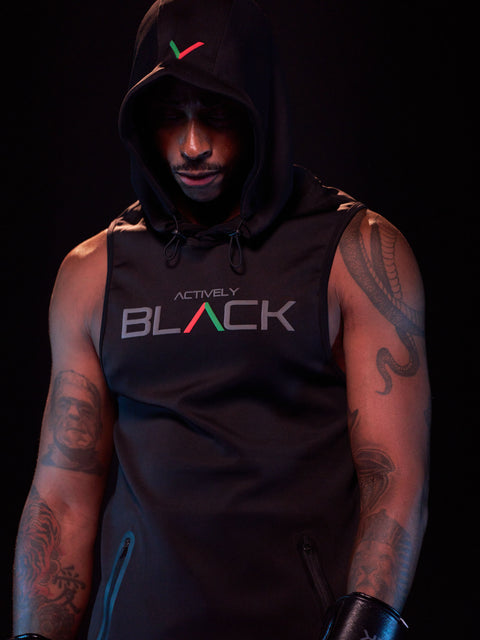 Men's Logo Performance Sleeveless Hoodie