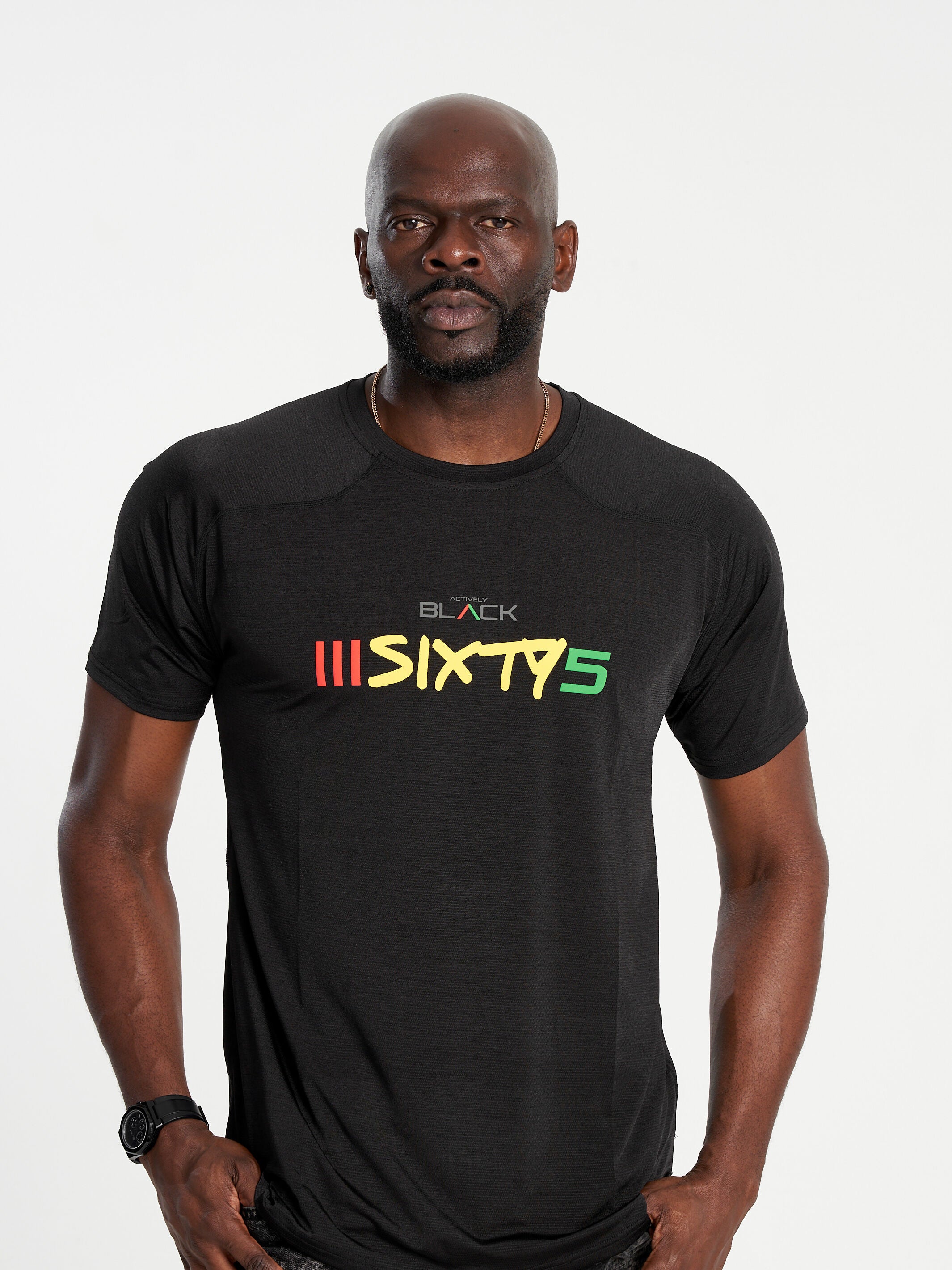 Unisex Actively Black 365 Performance Shirt