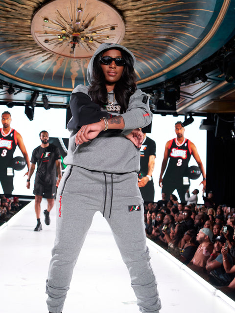 Allen Iverson x Actively Black Logo Joggers