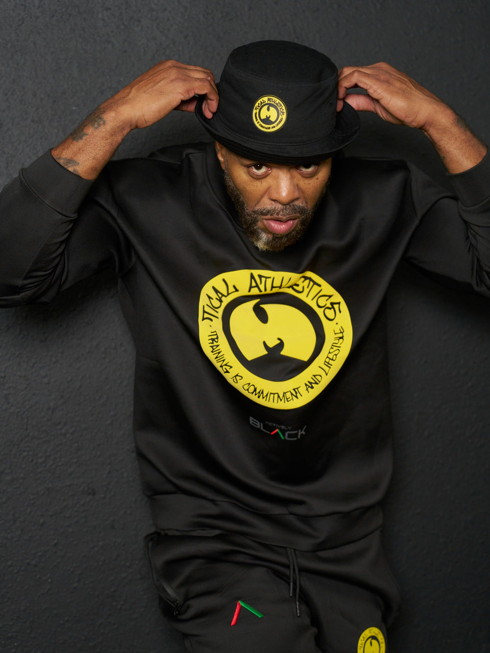 Tical Athletics x Actively Black Bucket Hat