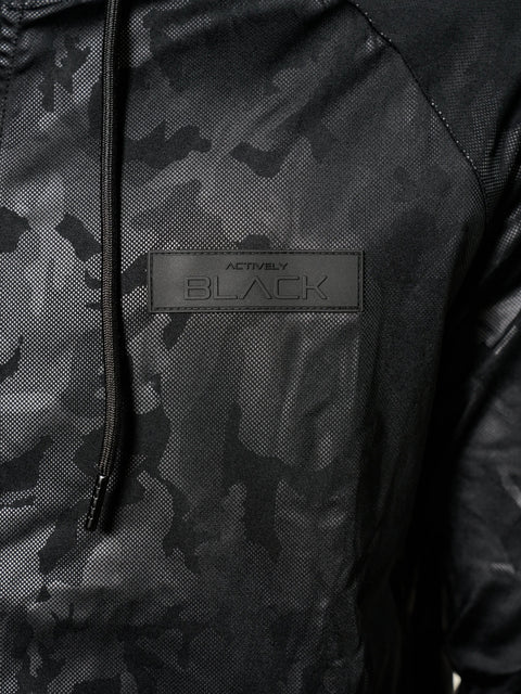 Men's Black Camo 2.0 Zipper Hoodie