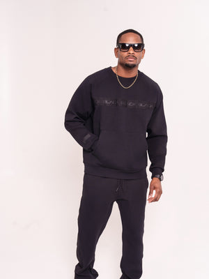 Men's Black Band Luxe Pants
