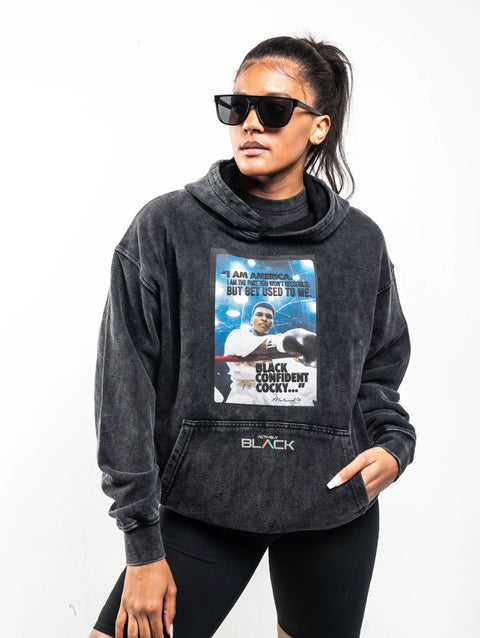 Muhammad Ali x Actively Black & Cocky Vintage Hoodie