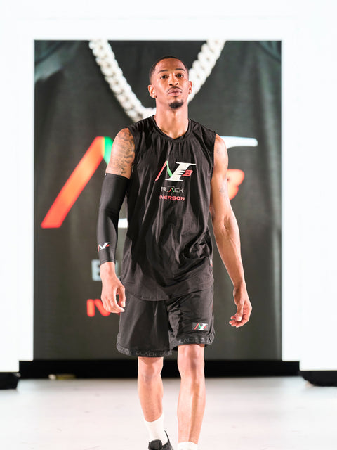 Allen Iverson x Actively Black Logo Sleeveless Shirt