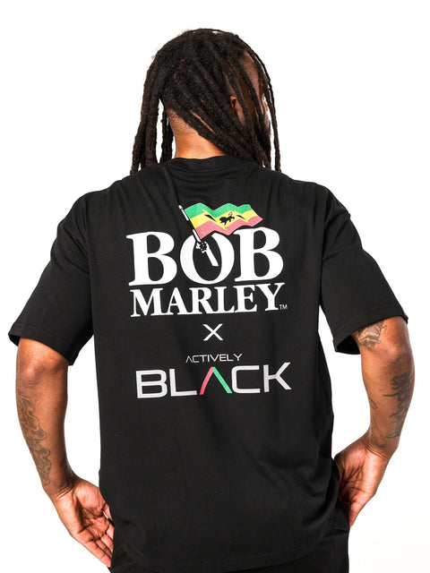 Bob Marley x Actively Black Lifestyle Tee