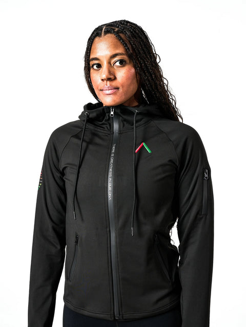 Women's GREATNESS IN OUR DNA Zipper Performance Hoodie