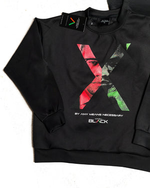 Malcolm X | Actively Black Performance Crewneck