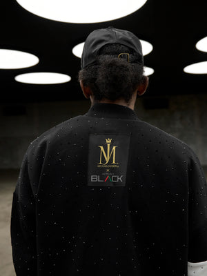 Michael Jackson x Actively Black Moonwalker Bedazzled Jacket