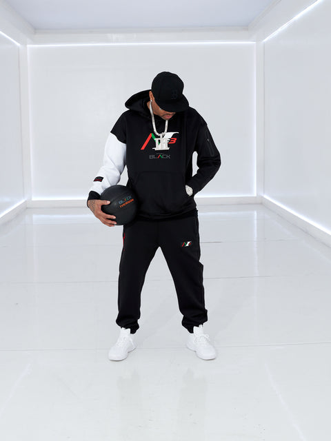 Allen Iverson x Actively Black Logo Joggers