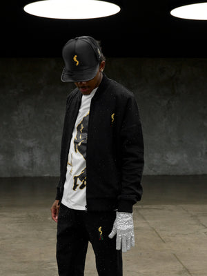 Michael Jackson x Actively Black Moonwalker Bedazzled Jacket