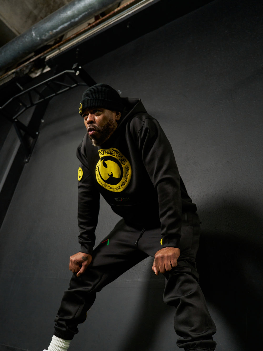 Tical Athletics x Actively Black Performance Tech Hoodie