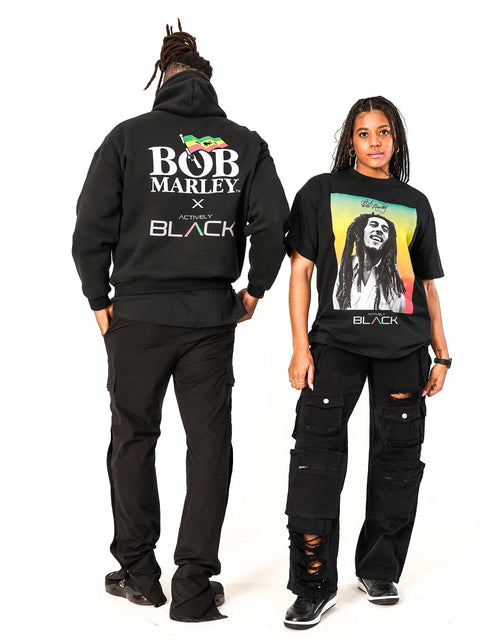 Bob Marley x Actively Black Lifestyle Hoodie