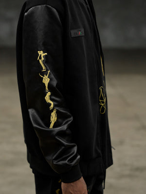 Michael Jackson x Actively Black Varsity Jacket