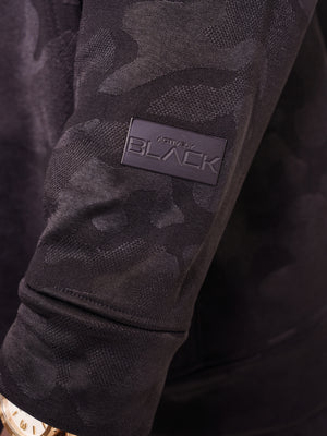 Black Camo Luxe Pullover Hoodie