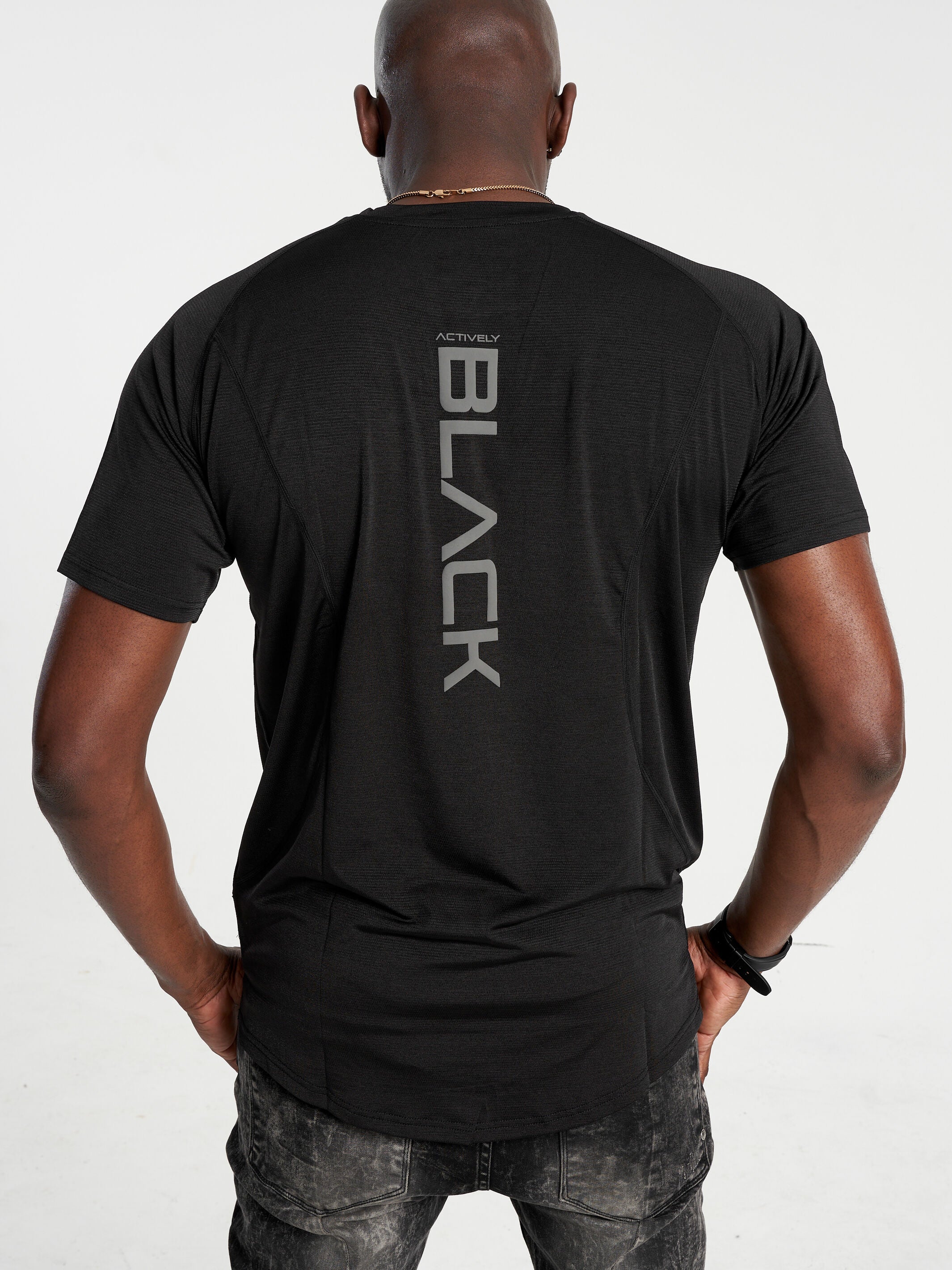 Unisex Actively Black 365 Performance Shirt
