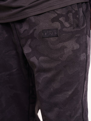 Men's Black Camo Luxe Joggers