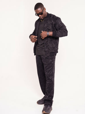 Men's Black Camo Luxe Joggers