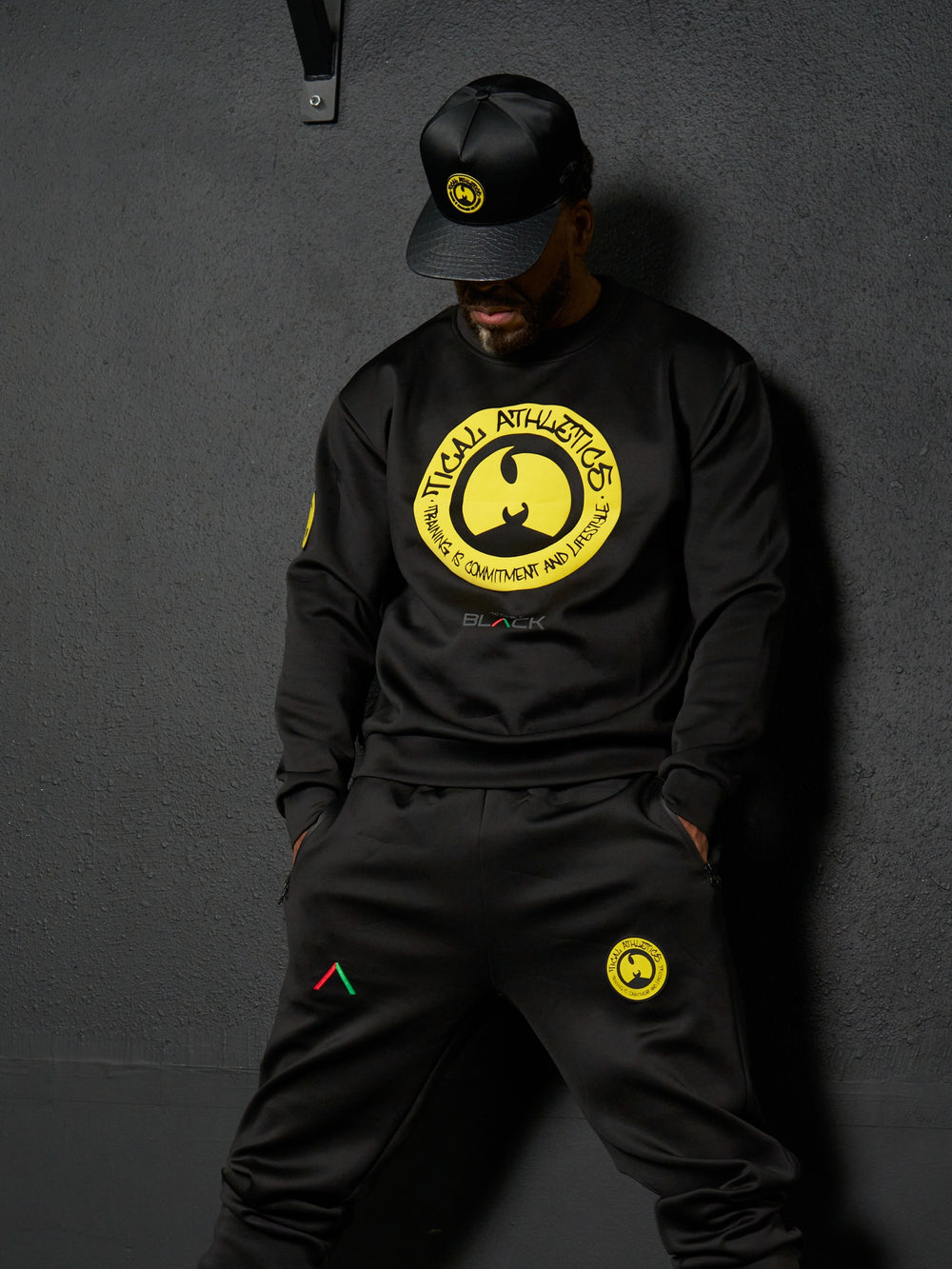 Tical Athletics x Actively Black Performance Tech Sweatpants