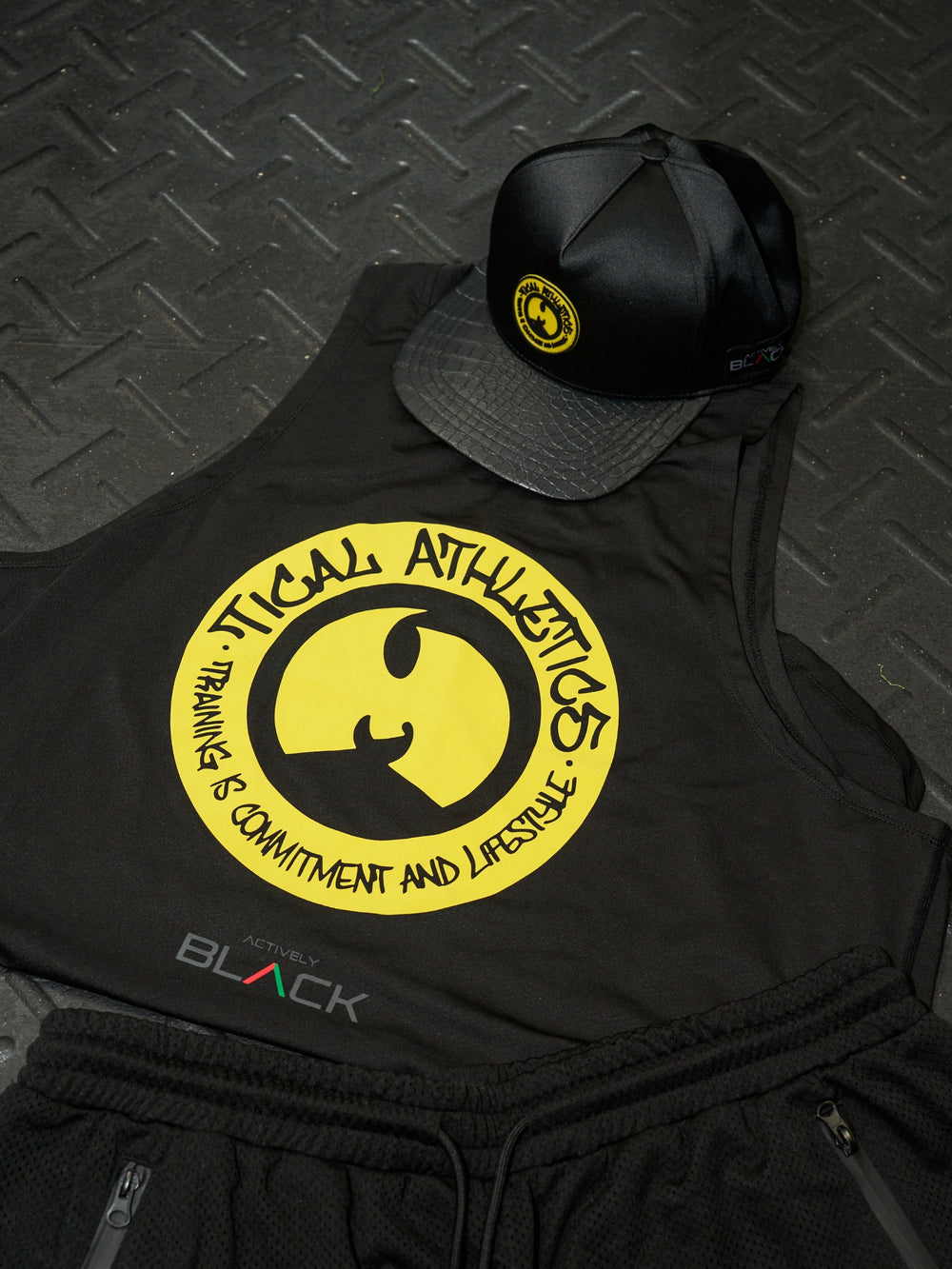 Tical Athletics x Actively Black Premium Snapback