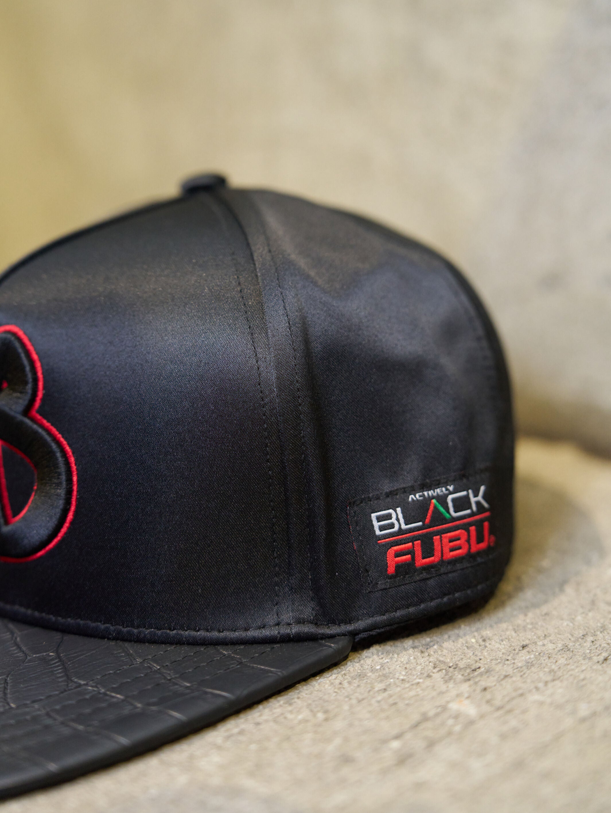 FUBU x Actively Black Premium Snapback