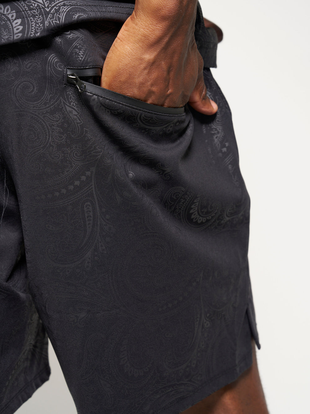 Men's Swimwear Lifestyle Shorts BLACK CAMO