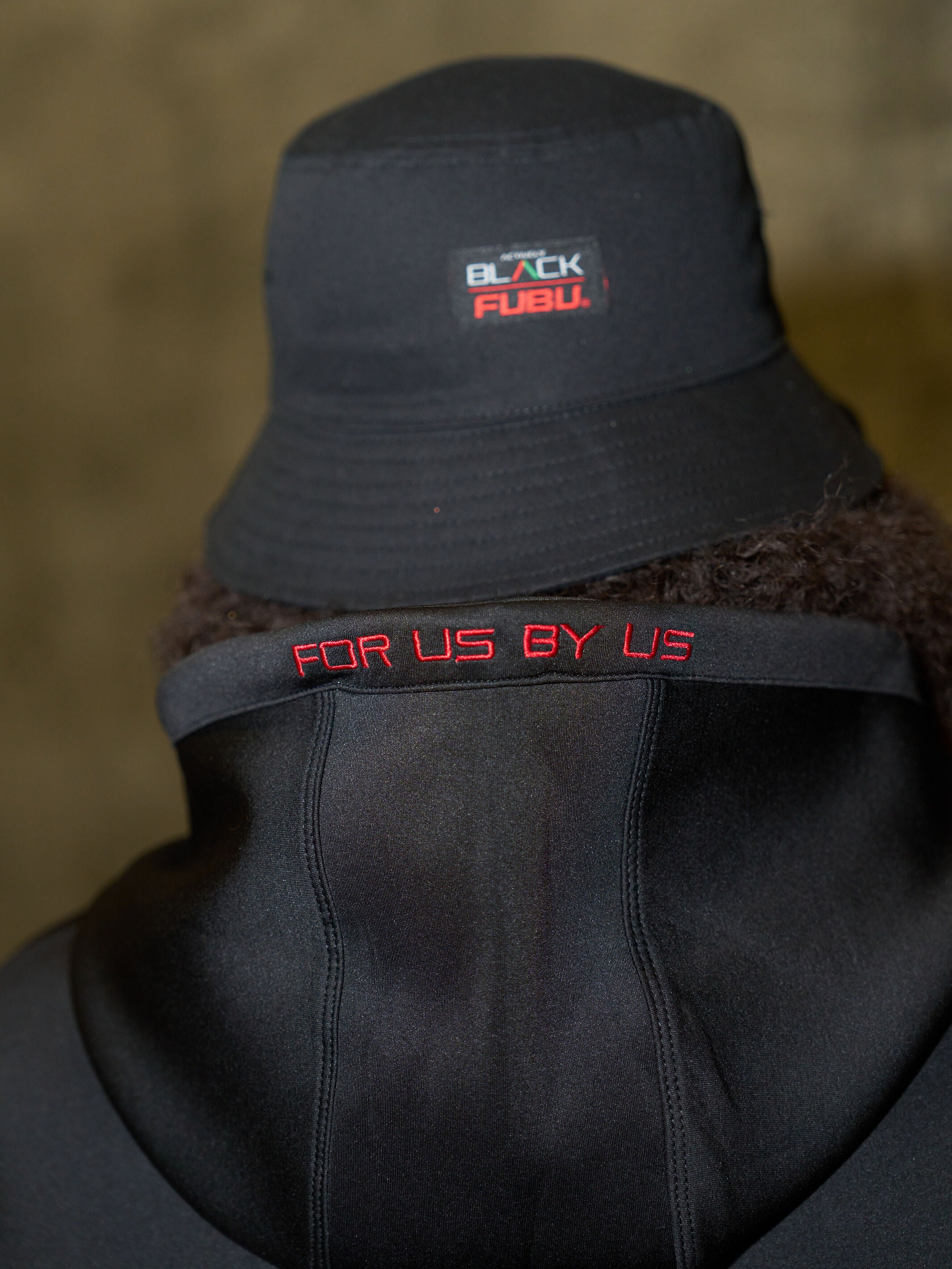 FUBU x Actively Black Premium Bucket Hat