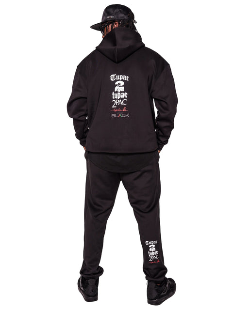 Unisex Tupac x Actively Black Logo Joggers