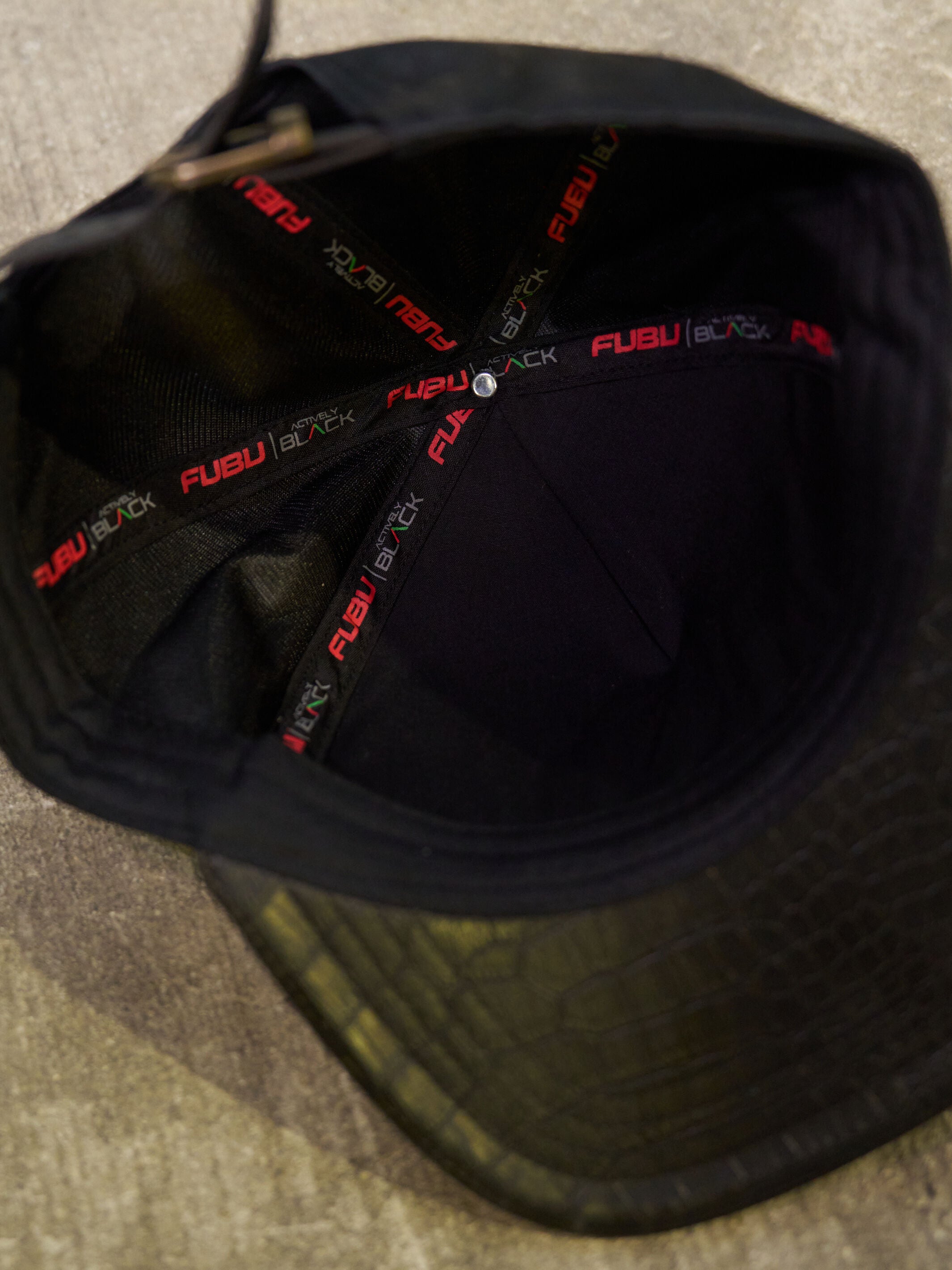 FUBU x Actively Black Premium Snapback
