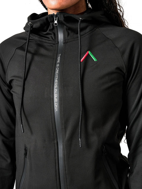 Women's GREATNESS IN OUR DNA Zipper Performance Hoodie