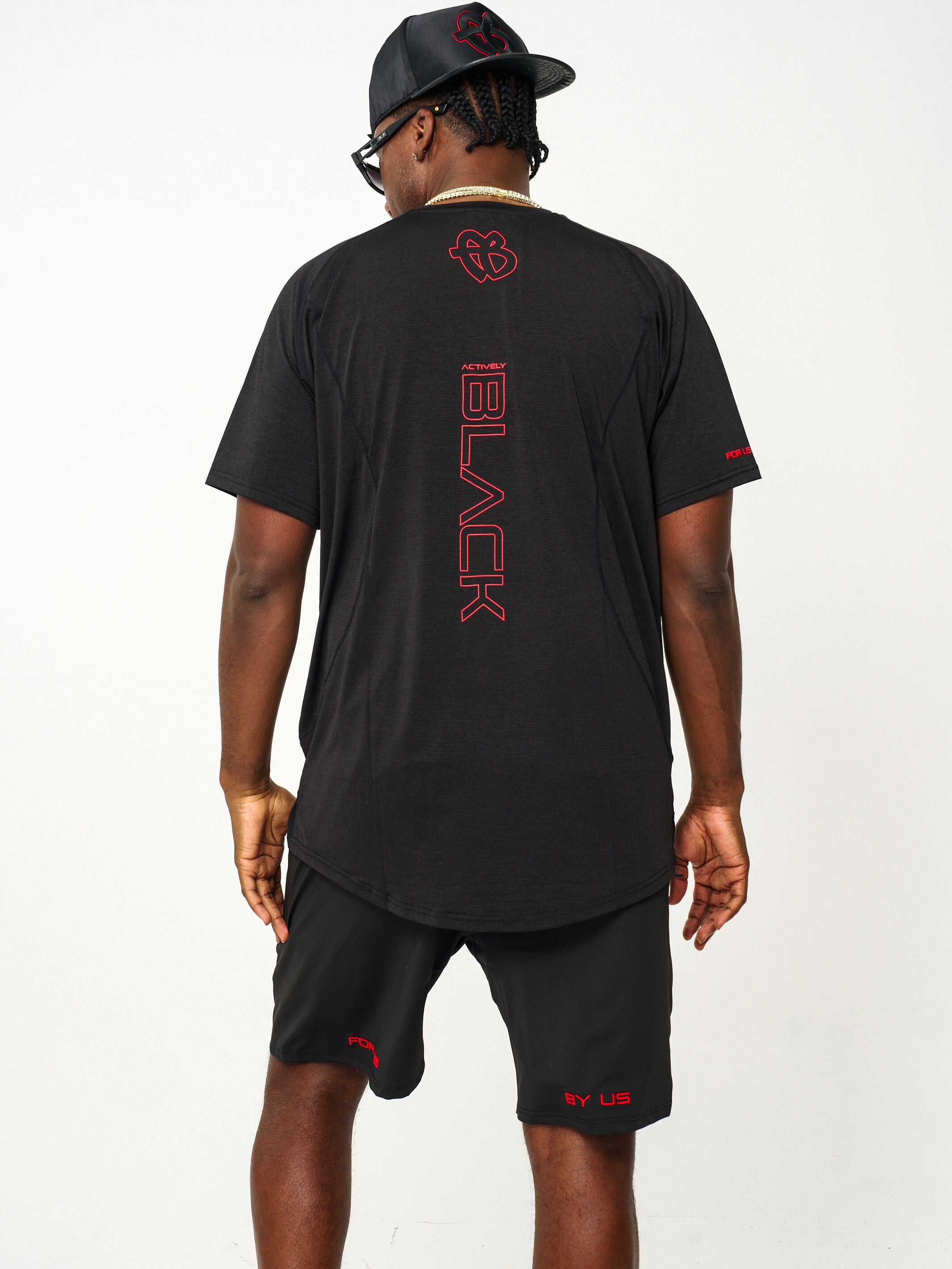 Unisex FUBU x Actively Black Performance Shirt