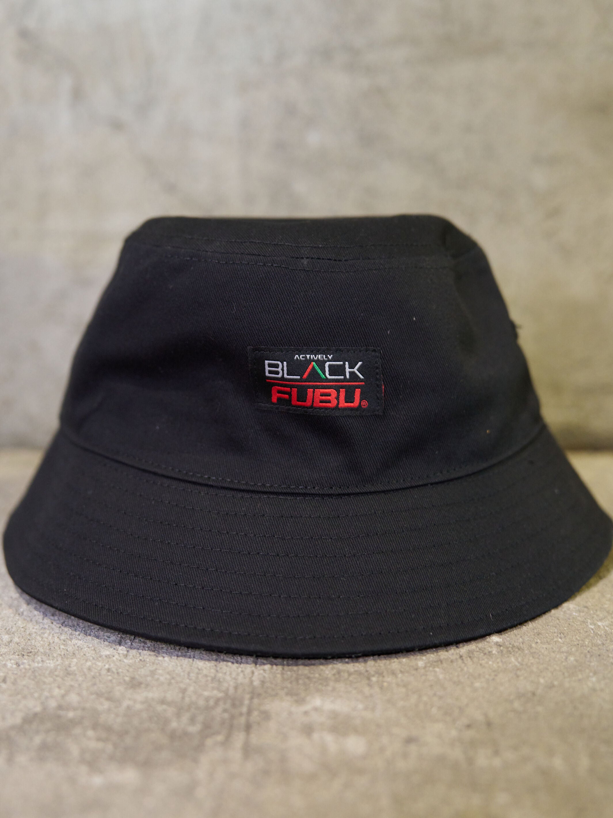 FUBU x Actively Black Premium Bucket Hat