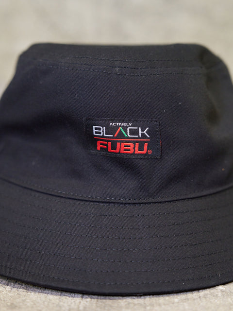 FUBU x Actively Black Premium Bucket Hat