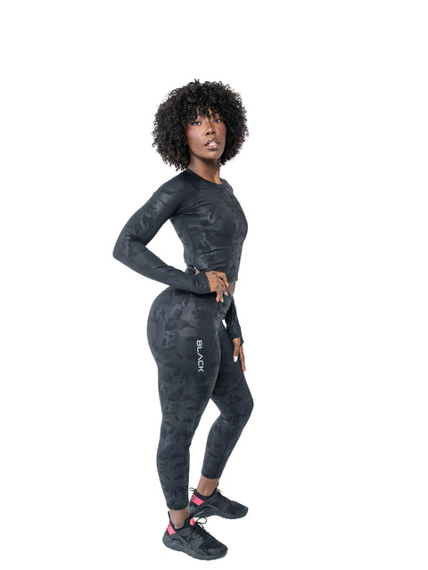 Women’s Black Camo 2.0 Performance Tights