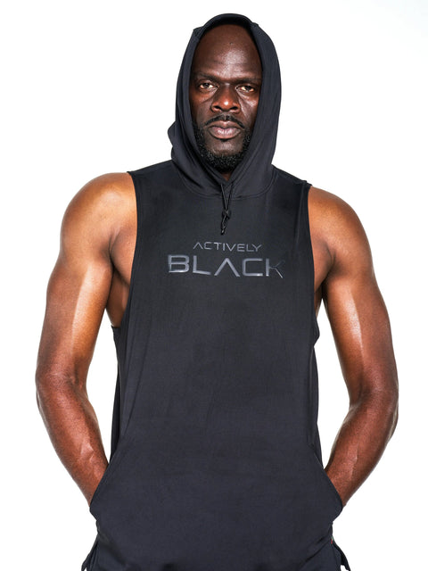 Men's Stealth Sleeveless Performance Hoodie