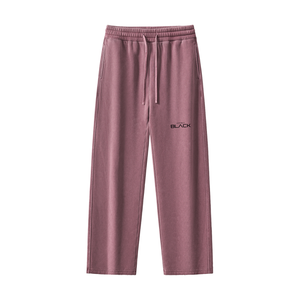 Actively Black Logo Vintage Washed Fleece Sweatpants