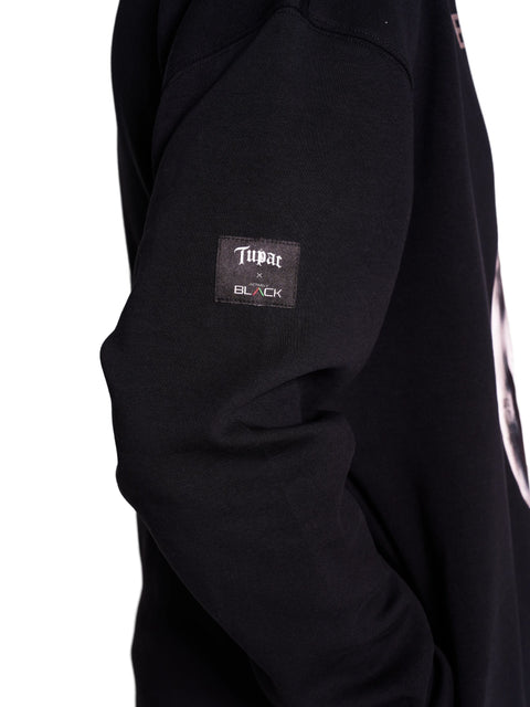 Unisex Tupac x Actively Black Hoodie