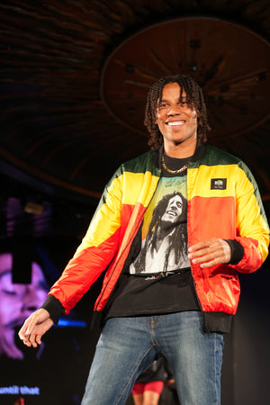Bob Marley x Actively Black Bomber Jacket