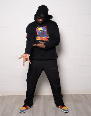 Miles Morales x Actively Black Web Shooter Hoodie