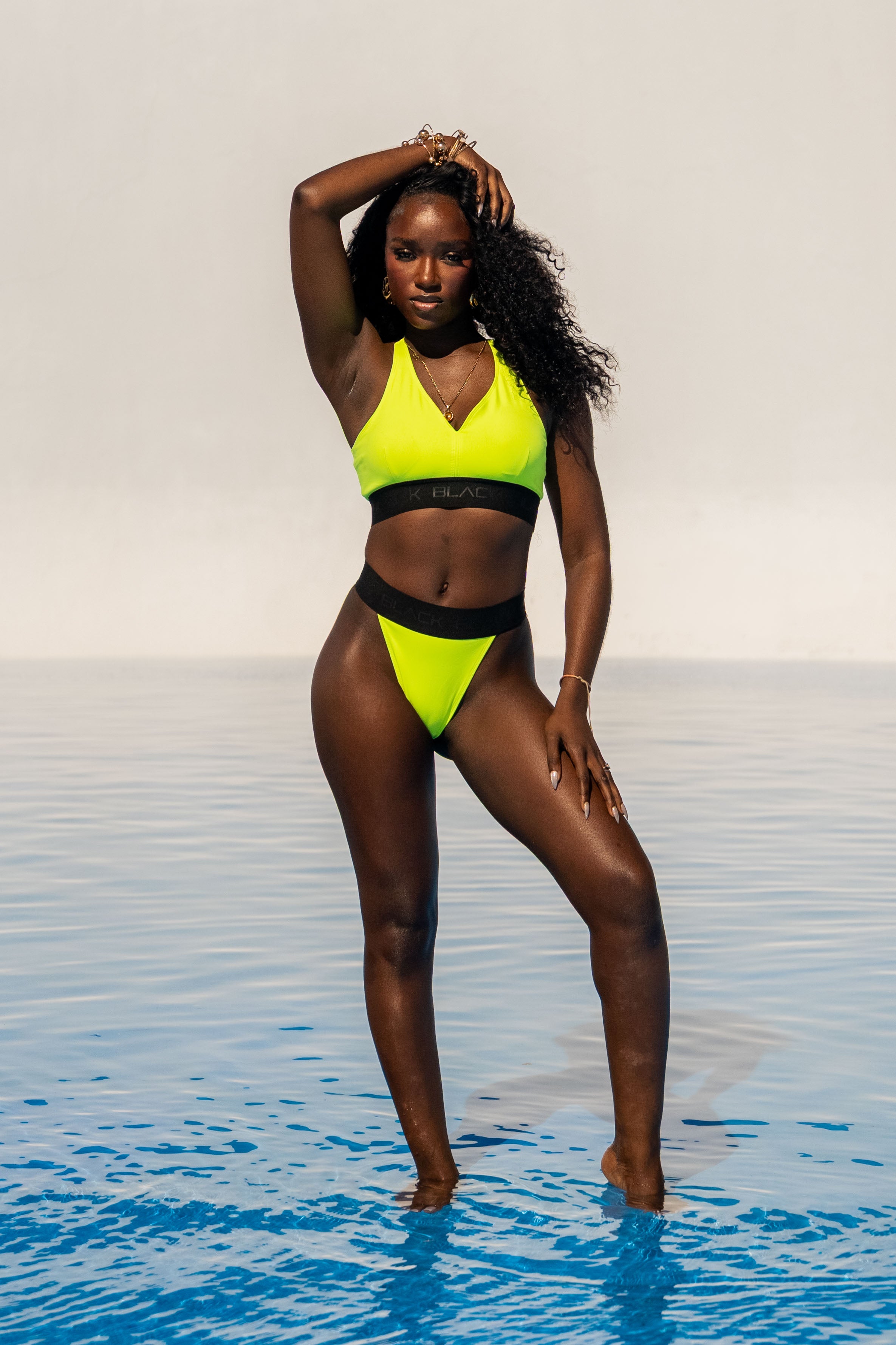 Black Band Swim Top | Black-Owned Swimwear